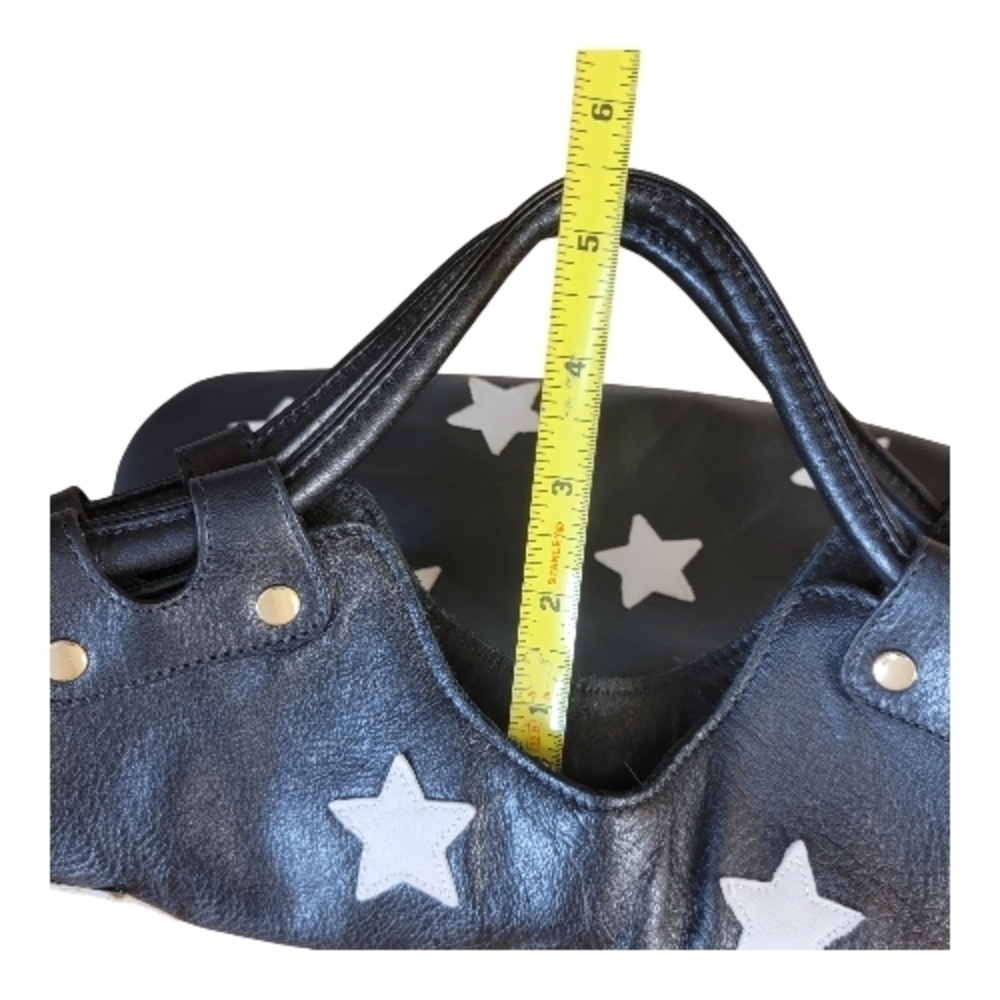 Pietro Alessandro Black & White Star Crossbody Bag - Picture 7 of 9